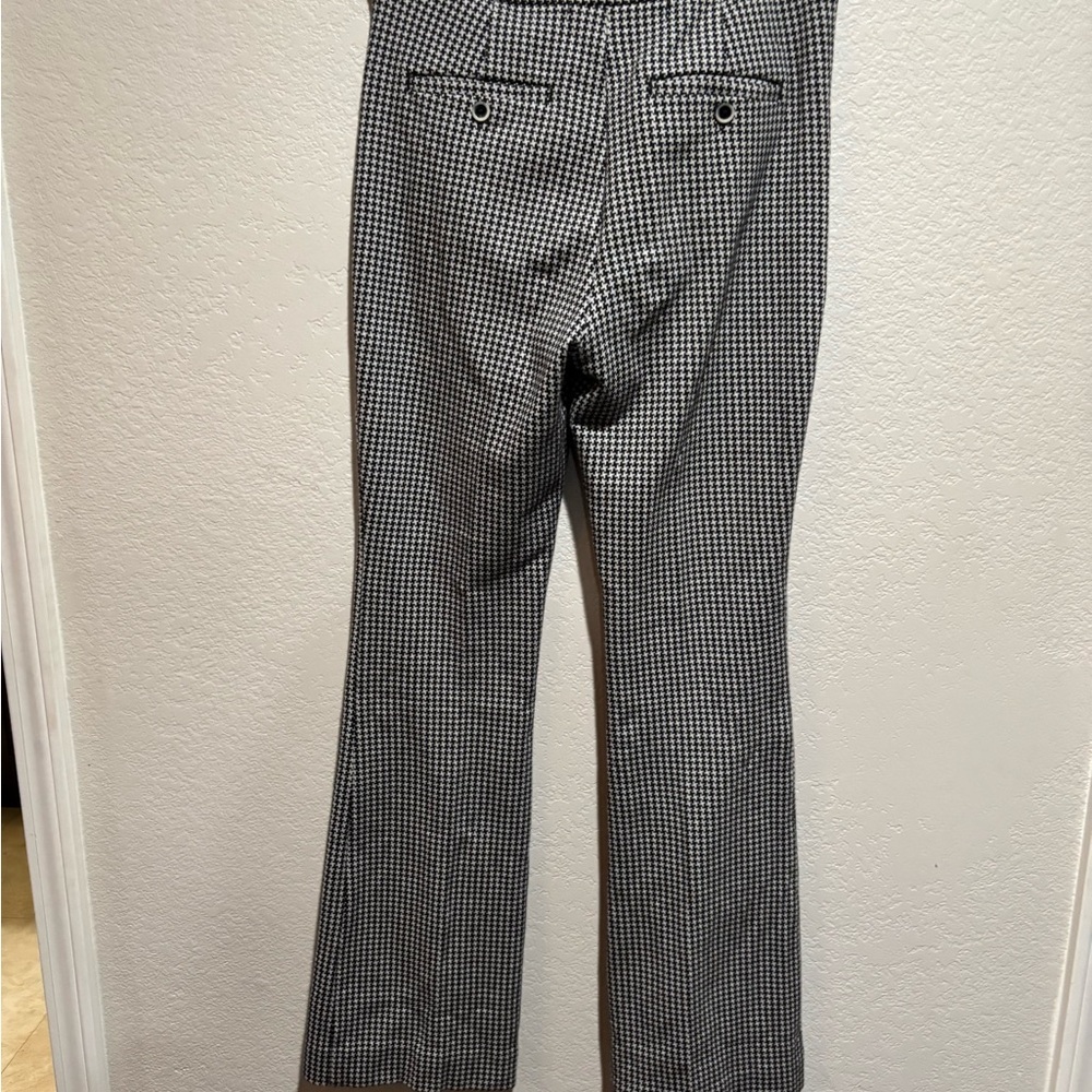 Anthropologie The Essential Slim Kick Pants Houndstooth Womens Size 6 - Picture 8 of 9